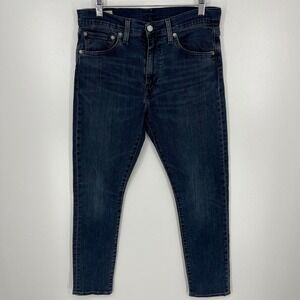 Levis Premium 512 Slim Taper Mens Dark Wash Stretch Denim Jeans W32 L30